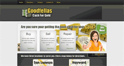 Desktop Screenshot of goodfellascashforgold.com